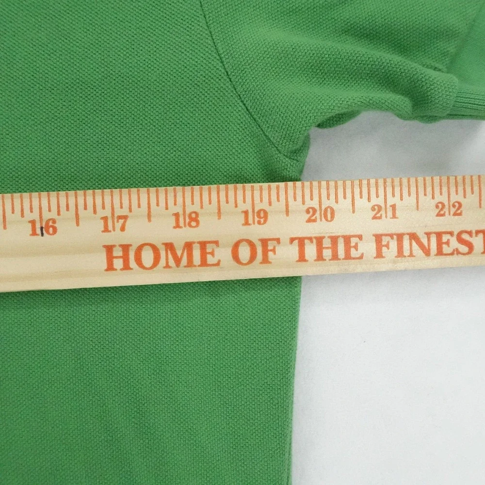 Polo Ralph Lauren Shirt Men S Green Polo Bear Short Sleeve Vintage RL 14 Logo
